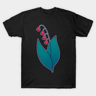 Red lily of the valley T-Shirt